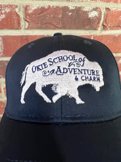 Okie School Dad Cap - Navy